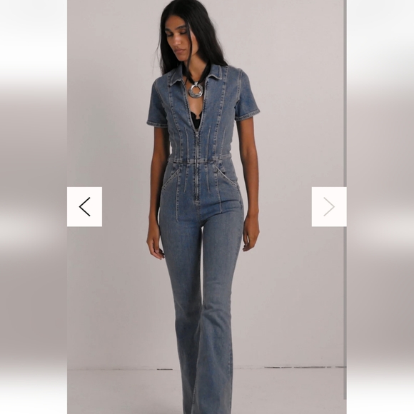 Free People We The Free Jayde Flare Leg Jumpsuit